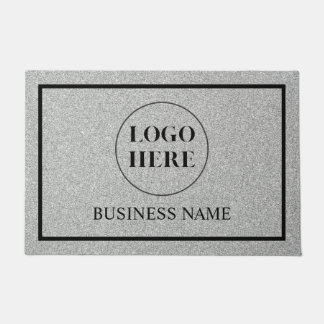 Modern Elegant Business Logo Doormat