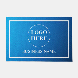 Modern Elegant Business Logo Doormat