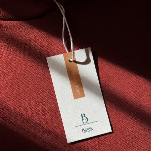 Modern Elegant Calligraphy Script Hang Tag