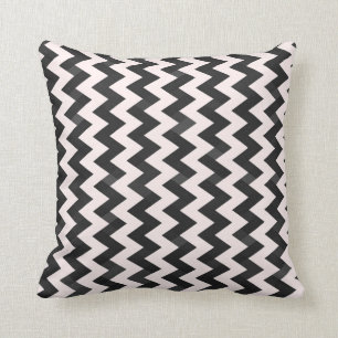 Modern Elegant Chic Chevron Zigzag Pattern Cushion