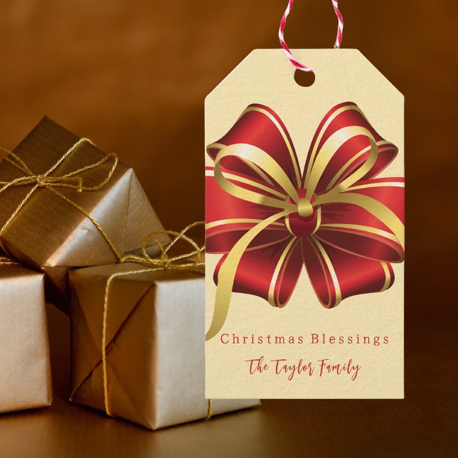 Modern Elegant Classic Christmas Gift Tags (Creator Uploaded)