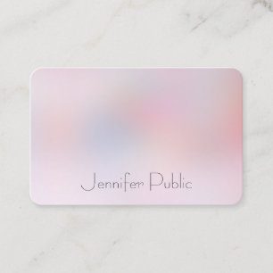 Modern Elegant Colorful Simple Design Template Business Card