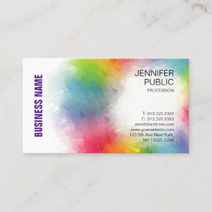 Modern Elegant Colourful Professional Template Business Card