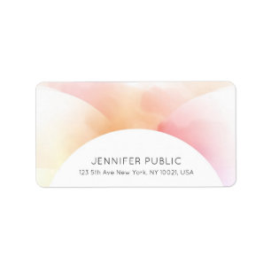Modern Elegant Colours Elegant Template Address Label