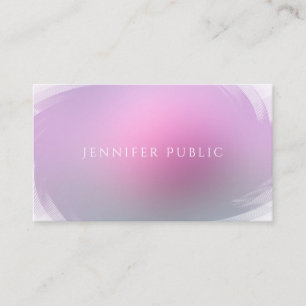 Modern Elegant Colours Professional Simple Templat Business Card