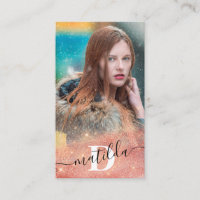 Modern elegant copper gold glitter photography