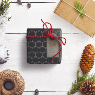 Modern Elegant Corporate Christmas Gift Tags