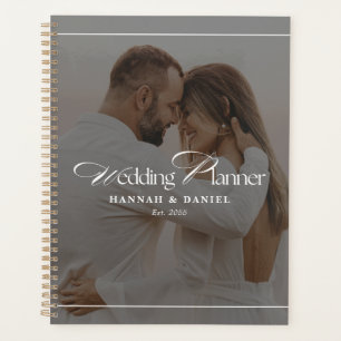 Modern Elegant Custom Photo Wedding Planner