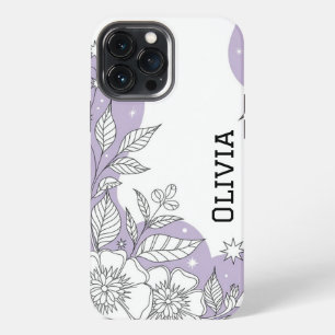 Modern elegant cute girly simple florals Case-Mate iPhone 13 Pro Max Case