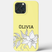 Modern elegant cute girly simple florals