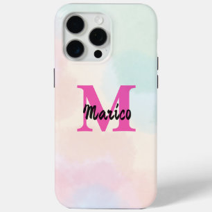 Modern elegant cute simple iPhone 15 pro max case