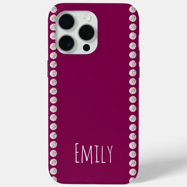 Modern elegant cute simple shiny  Case-Mate iPhone case (Back)