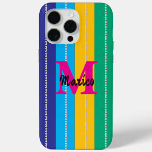 Modern elegant cute simple shiny iPhone 15 pro max case