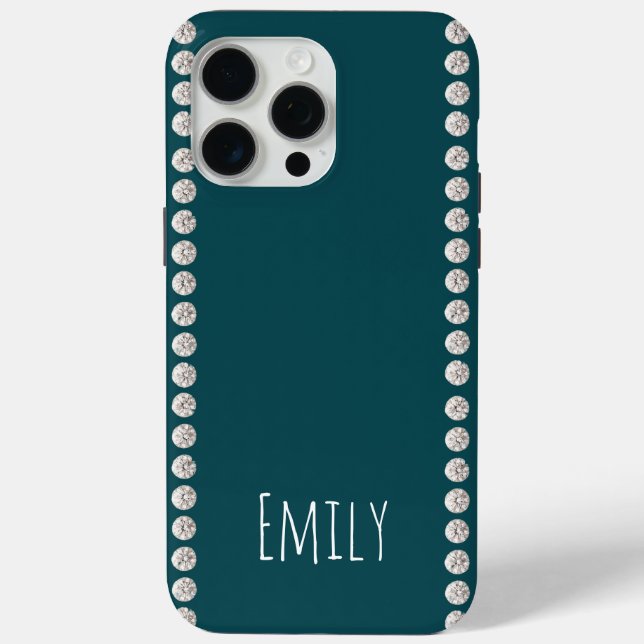 Modern elegant cute simple shiny  Case-Mate iPhone case (Back)