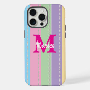Modern elegant cute simple shiny iPhone 15 pro max case