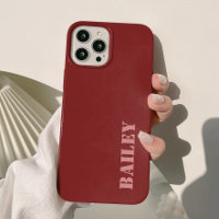 Modern Elegant Deep Red Custom 