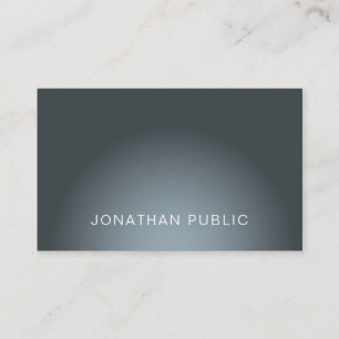 Modern Elegant Design Trendy Professional Plain Business Card