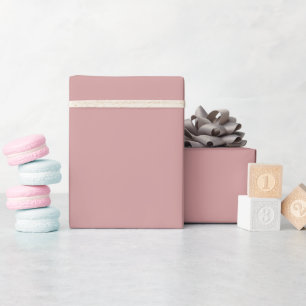 Modern Elegant Dusty Pink Birthday Wedding Party Wrapping Paper