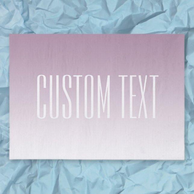 Modern Elegant Editable Text & Ombre Colour Tissue Paper (Creator Uploaded)
