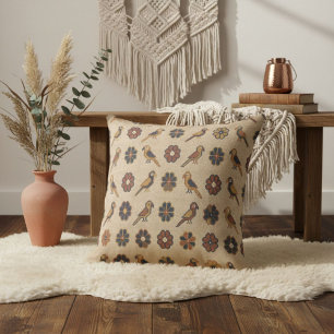  Modern elegant floral abstract  motifs Cushion