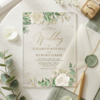Modern Elegant Floral Greenery Wedding