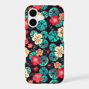 Modern Elegant Floral Watercolor Nasturtiums