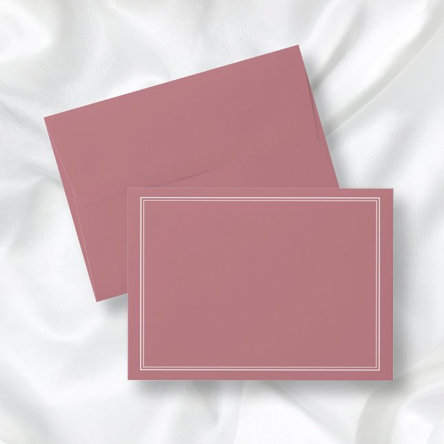 Modern Elegant Formal Dusty Rose Envelope (Creator Uploaded)