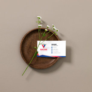 Modern Elegant Geometric Business Card