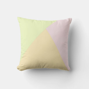 modern elegant geometric pastel triangles cushion