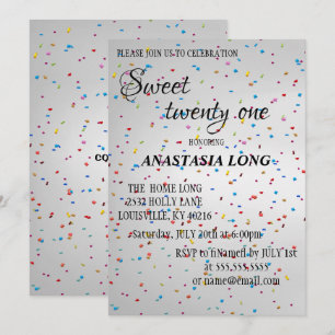 Modern, Elegant Glitter Save The Date
