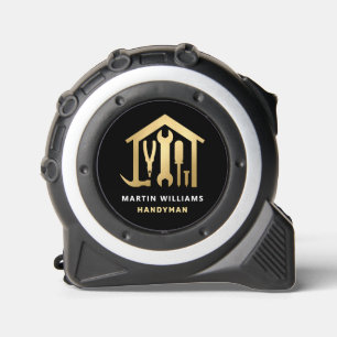 Modern Elegant Gold & Black Handyman  1