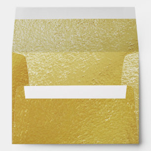 Modern Elegant Gold Foil Envelopes