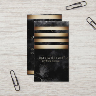 Modern Elegant Gold Foil Metal Professional Business Card