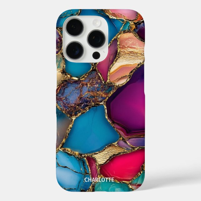 Modern elegant gold marble stone  Case-Mate iPhone case (Back)
