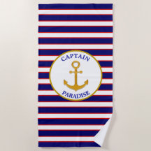 Modern elegant golden anchor