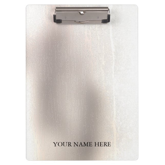 Modern Elegant Gradient Ombre Personalised Clipboard (Front)