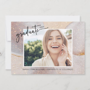 Modern Elegant Graduation Announcement