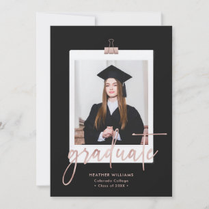Modern Elegant Graduation Announcement