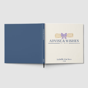 Modern Elegant Graduation Guest Book Sign
