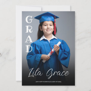 Modern Elegant Graduation Invitation