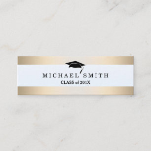Modern Elegant Graduation Name Card