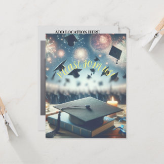 Modern Elegant Graduation Party Invitation