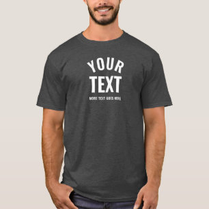 Modern Elegant Grey Best Cool Template Mens T-Shirt