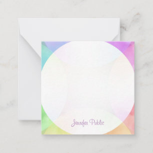 Modern Elegant Handwritten Script Monogram Card