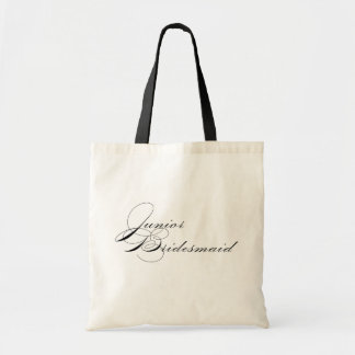 Modern Elegant Junior Bridesmaid Tote Bag