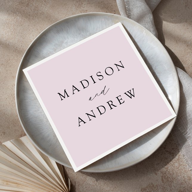 Modern Elegant Lavender Wedding Napkin (Creator Uploaded)