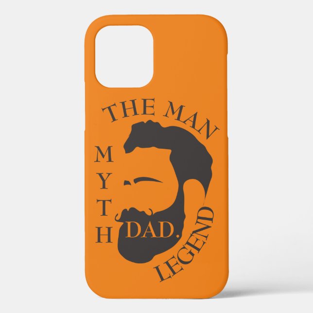 Modern Elegant Legendary Dad Father's Day Case-Mate iPhone Case (Back)