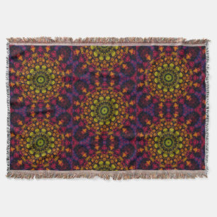 Modern Elegant Mandala Throw Blanket