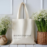 Modern Elegant Mexico Welcome Wedding  Tote Bag<br><div class="desc">Welcome your guests in true island style with this Modern Elegant MexicoWedding Tote Bag. Designed with a chic tropical touch,  this  bag is perfect for holding wedding itineraries,  water bottles,  sunscreen,  snacks,  and thoughtful favours.</div>