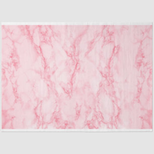 Modern Elegant Minimal Pink Marble Stone Texture Tissue Paper